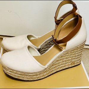 Michael Kors Kendrick Wedge Ankle Straps